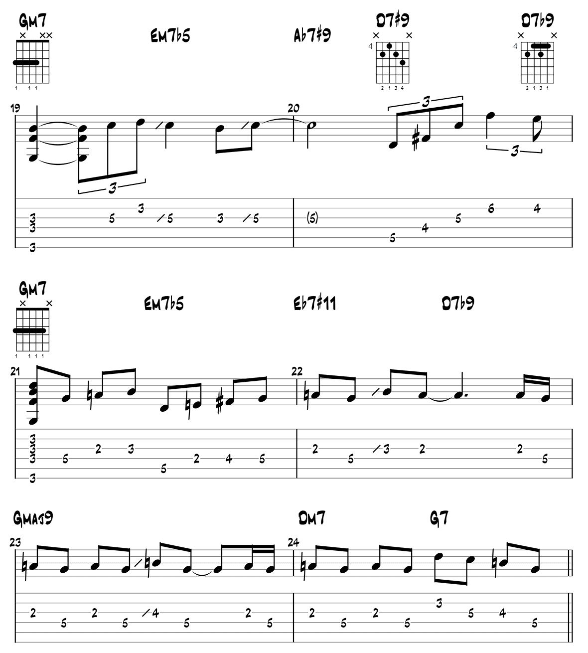Cry Me a River Guitar Melody Page 5