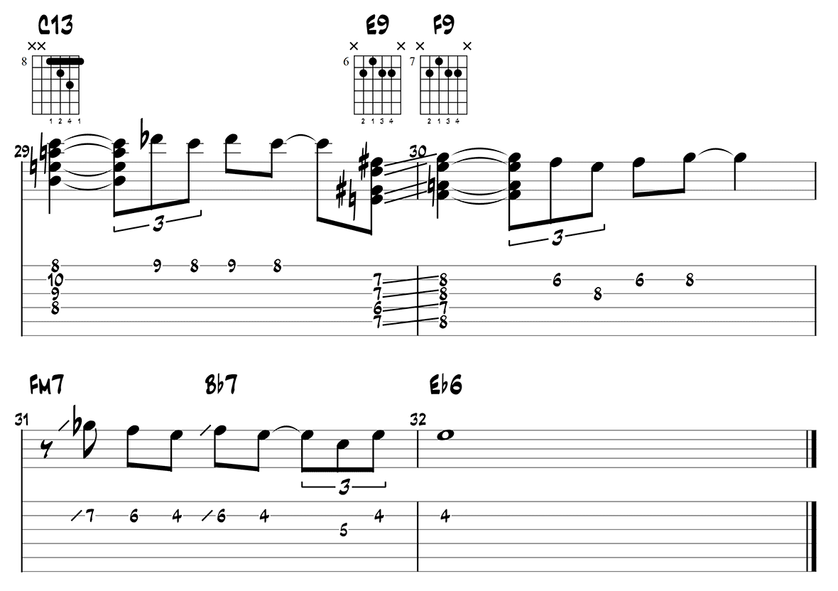 Cry Me a River Guitar Melody Page 7