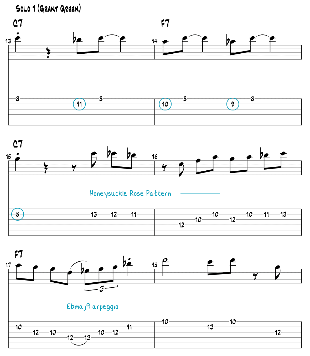 Cool Blues (Charlie Parker) - Grant Green Solo 1