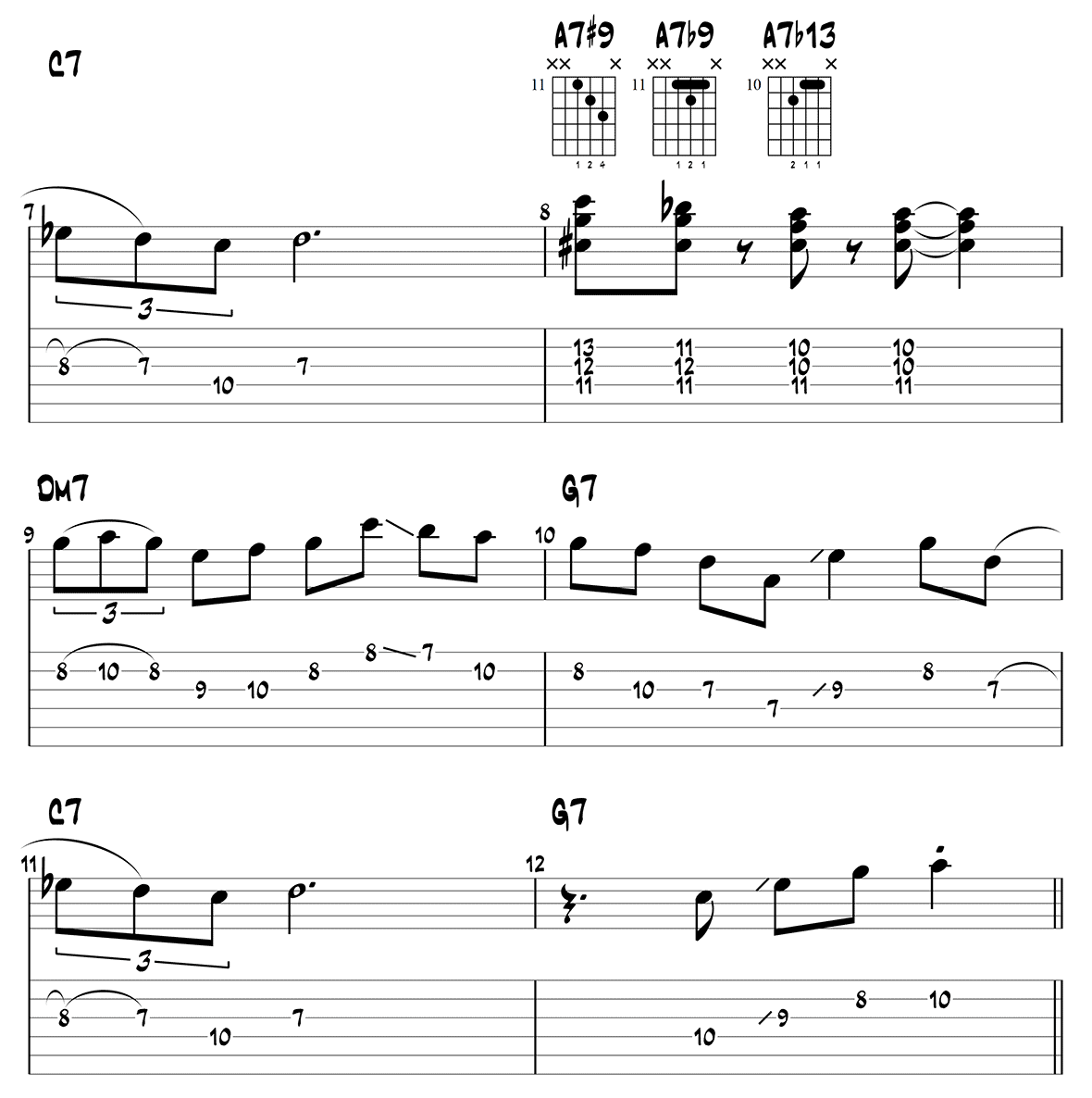 Cool Blues (Charlie Parker) - Jazz Guitar Theme 2