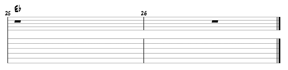 Moment's Notice (John Coltrane) guitar tabs page 5