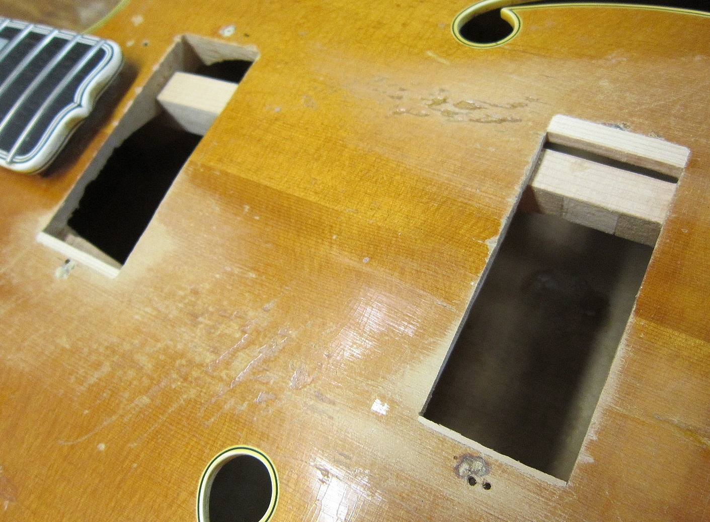 1955 Gibson ES-130 - "Guitar Rescue"-14-jpg