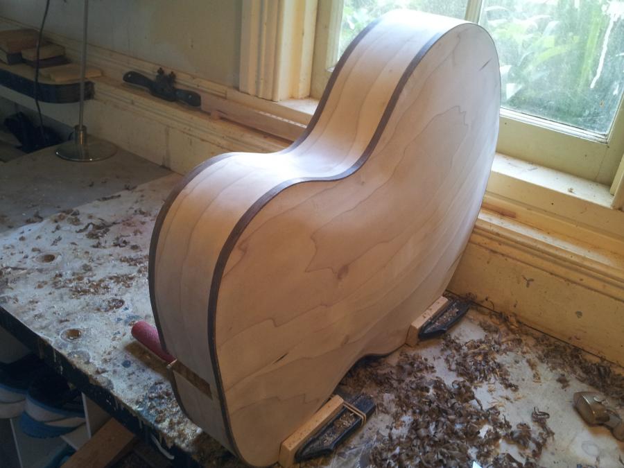 Building a new Archtop-11-back-bound-jpg