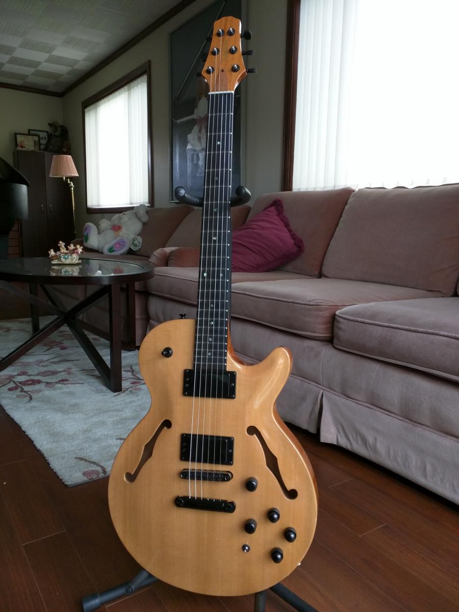 DIY Semi-hollow body guitar-sh575cedar-jpg