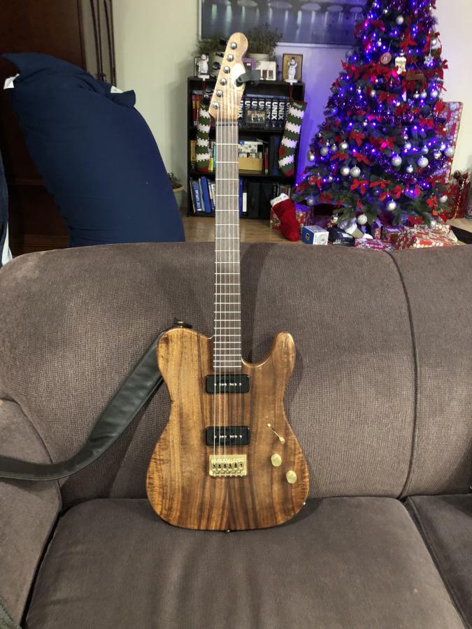 Warmoth Telecaster build-strung-jpg