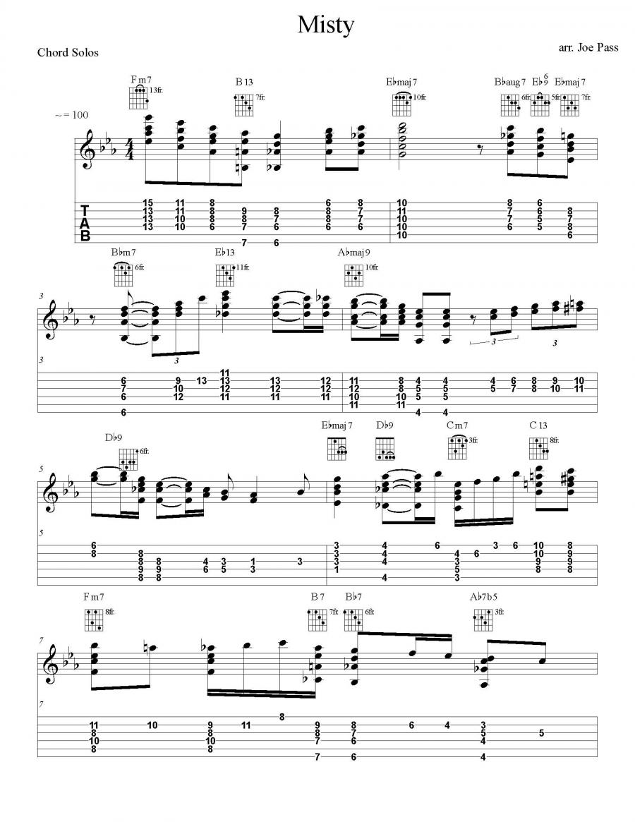 Joe Pass Chord Solos - Misty-misty_joe_pass_chord_pagina_1-jpg