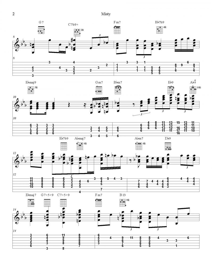 Joe Pass Chord Solos - Misty-misty_joe_pass_chord_pagina_2-jpg