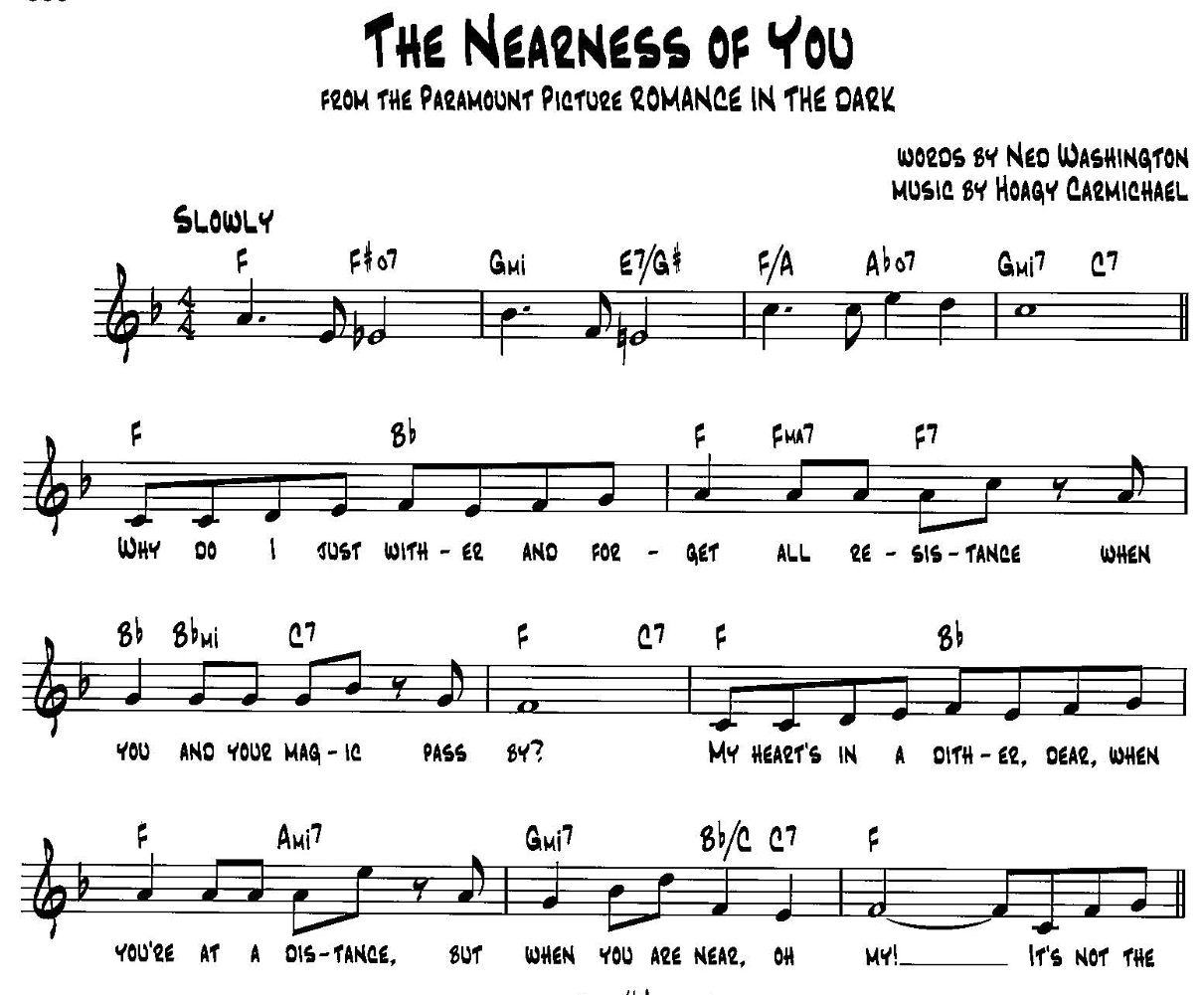 The Nearness of You - Jeff Arnold Jazz Ballads - Tune #4-nearness-you-jazz-standards-01-jpg