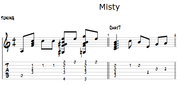 Possible Jazz Ballads by Jeff Arnold Study Group - Who's In??-misty-intro-png