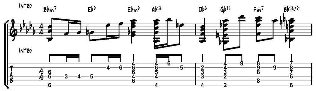 Looking for a good chord melody intermediate book-body-soul-intro-greene-1-jpg