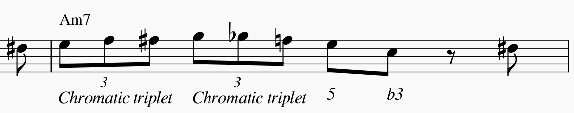 Charlie Parker fully analyzed-chromatic-triplet-png