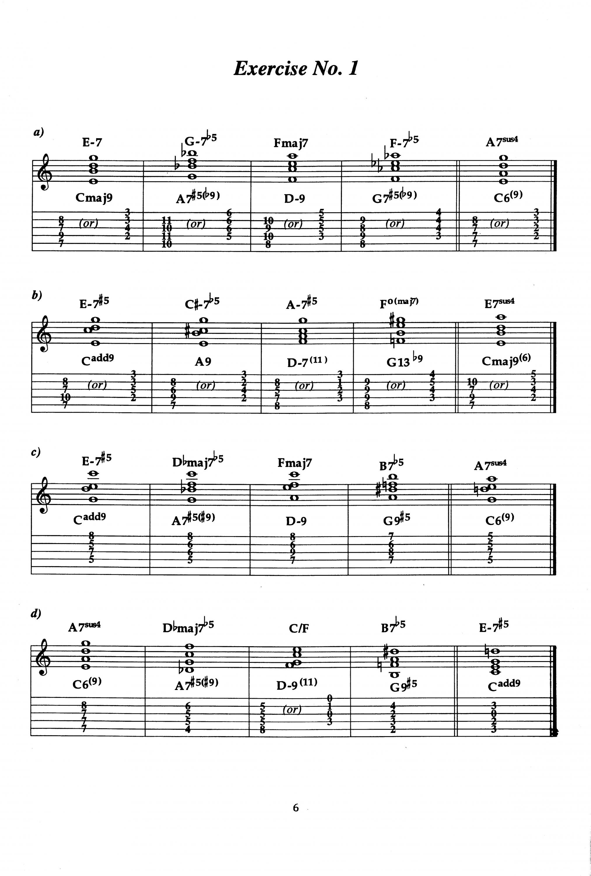 Your Favourite Voicings for a Chordal Turnaround (1-6-2-5)-bw1-jpg