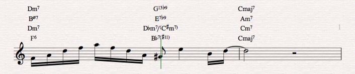 List of cadences to diatonic centres-ii-v-i-parker-line-jpeg