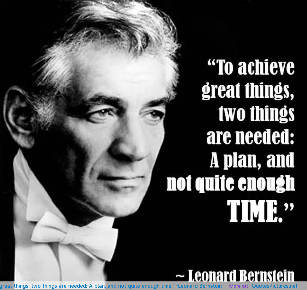 Practice Resolutions - Goals For The New Year-bernstein-quote-png