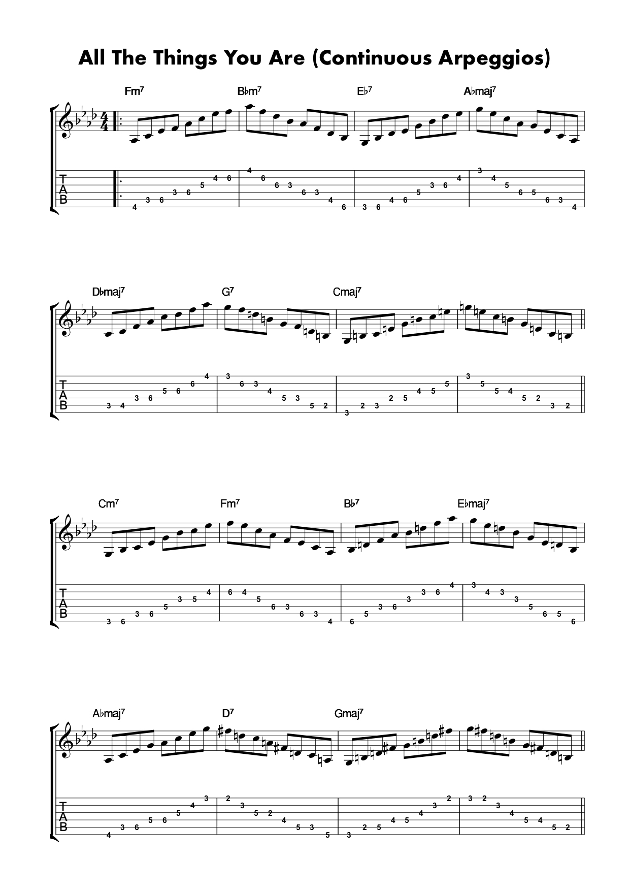 Continuous scale &amp; arpeggio exercises-attya1-jpg