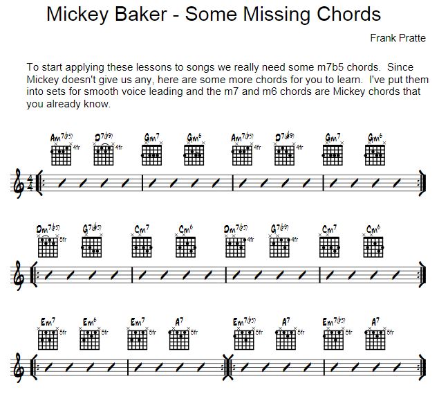Mickey Baker Course 1 - mp3s and videos-mickey-baker-extra-chords-jpg