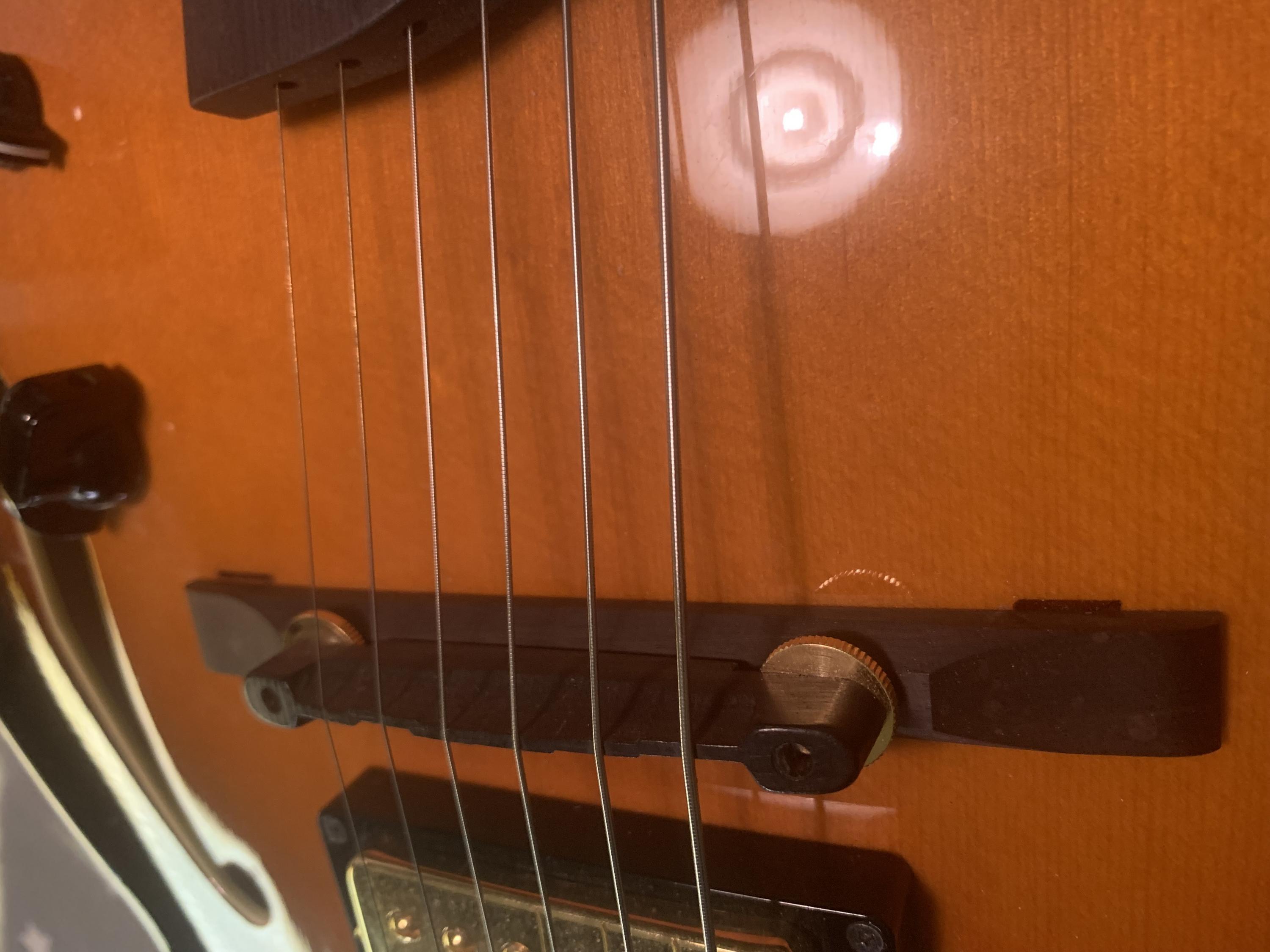 Neat trick when setting up vintage ES-175 (and other) wooden bridges-img_3518-jpg
