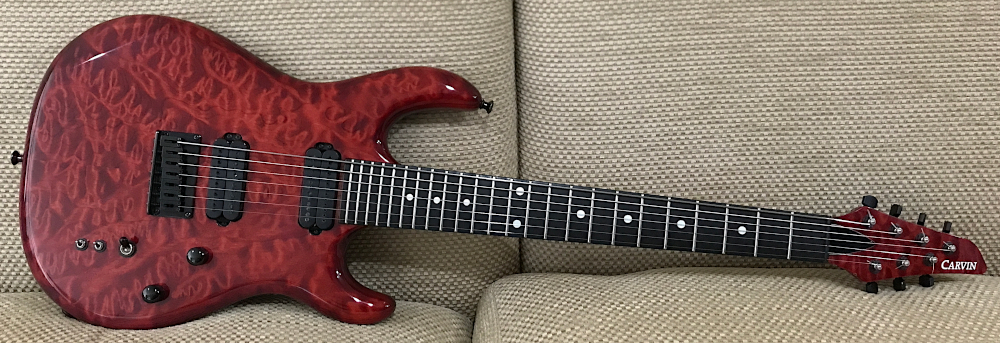 Let's See Your Red Guitars!-on_sofa_1000-jpeg