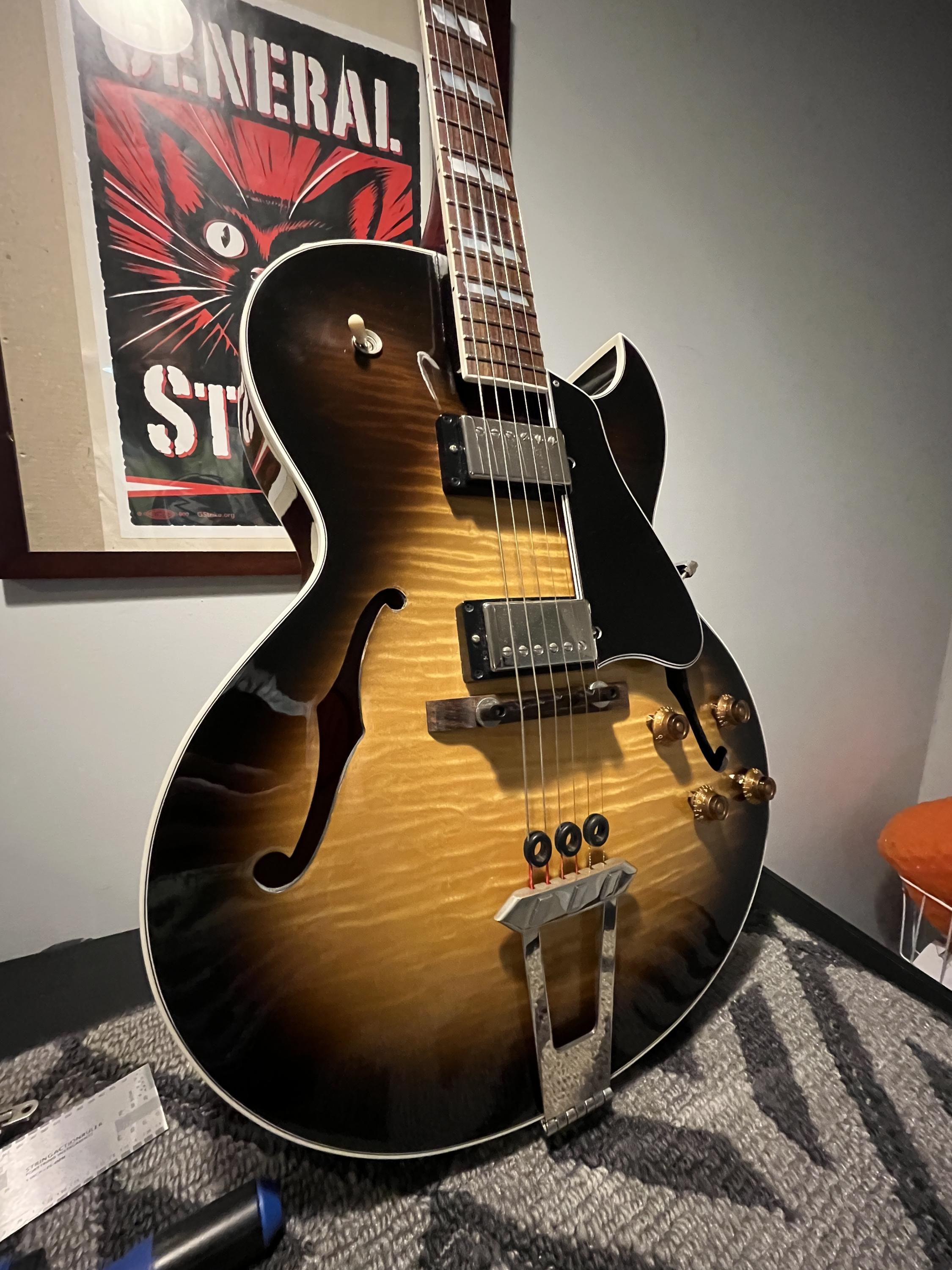Drop in rosewood saddle for Gibson Tune-O-Matic on an ES-175 help-img_6974-jpg