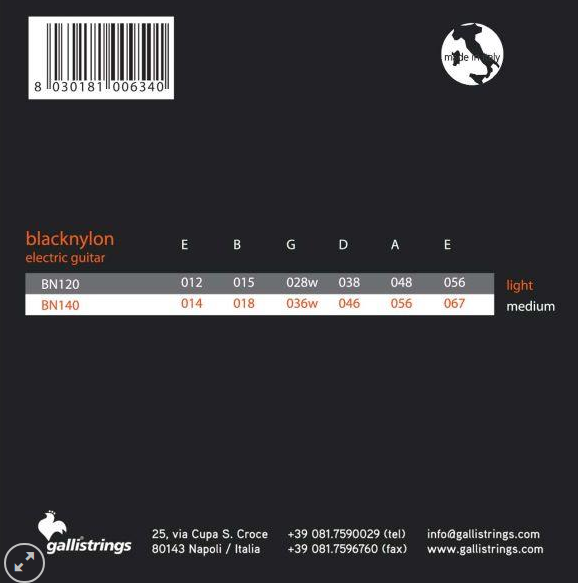 String Gauges - Is Heaviest Always Better Tone?-galli-black-nylon-strings-png