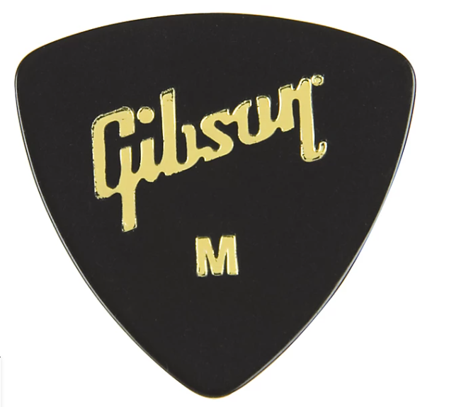 Guitar Picks - Different thicknesses for different string gauges-gibson-wedge-pick-medium-png