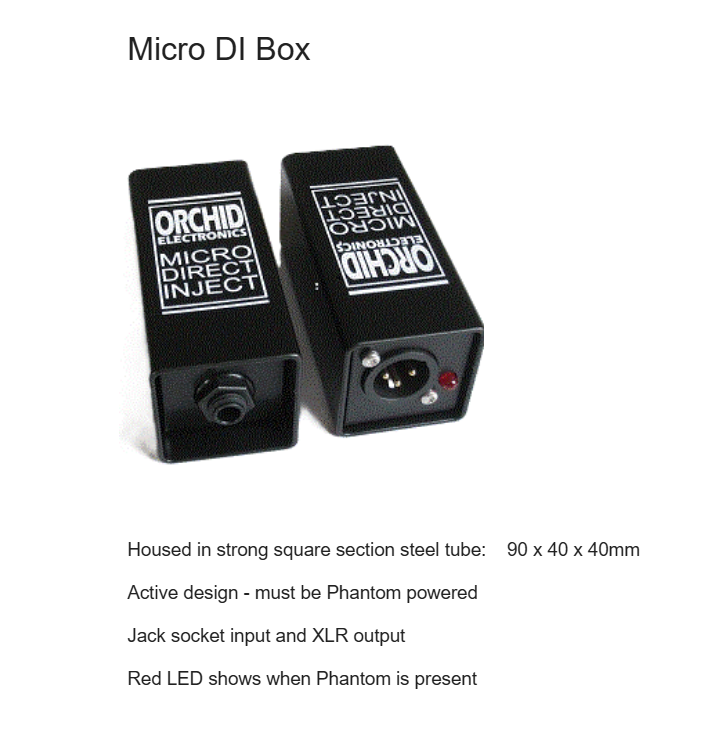 Guitar > X > Powered speaker-orchid-micro-di-box-png