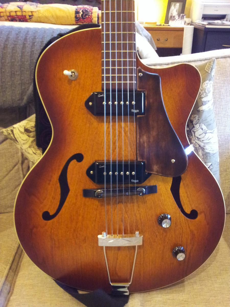 Godin 5th Avenue Kingpin - Very High Bridge Pickup-2014-07-11-08-23-24-jpg