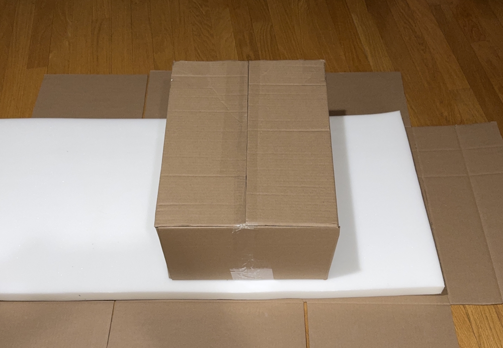 Packing the Princeton for shipment to its new owner-with_foam-jpg