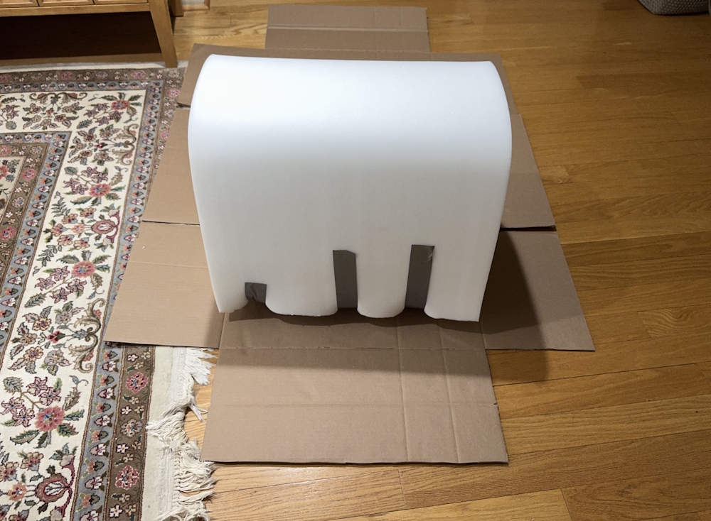 Packing the Princeton for shipment to its new owner-foam_wrapped-jpg