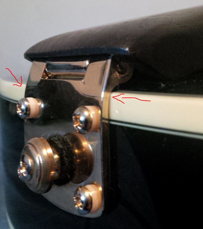 Ibanez AFJ91-tailpiece-crack-jpg