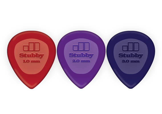 Jazz Guitar Pick-stubbyreg-11-png