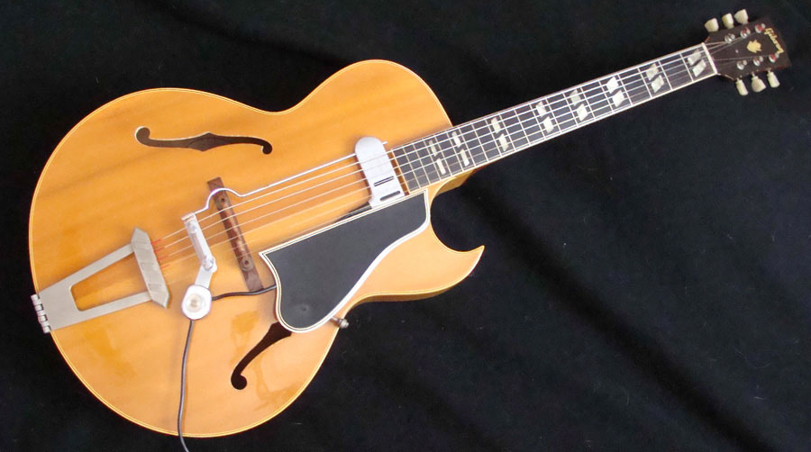 Was the Gibson L-7 ever made with a pickup?-fhc_blonde_l4c-jpg