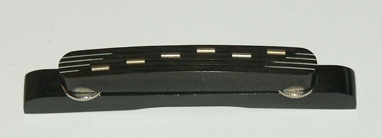 Pickup Replacement for Gibson L-5 CES-teller-archtop-guitar-bridge-ebony-103-jpg