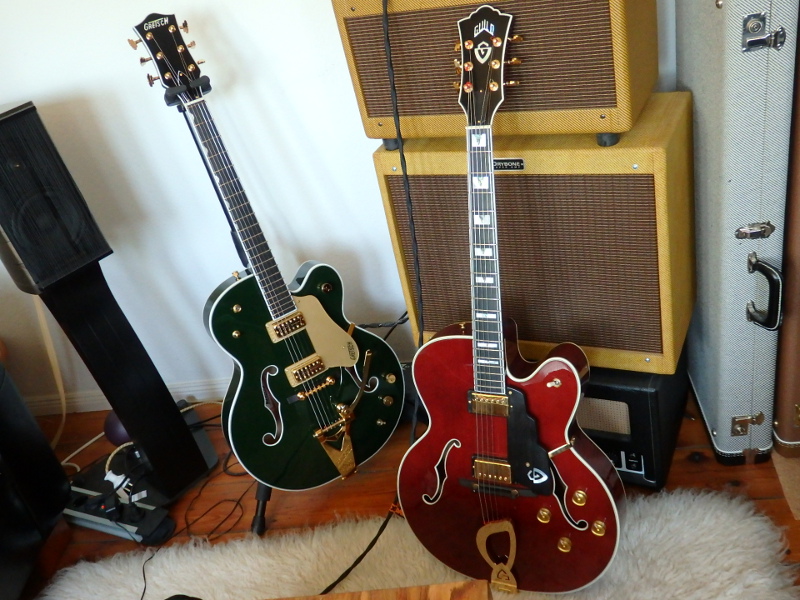 A good laminate spruce top electric archtop-redgreen-jpg