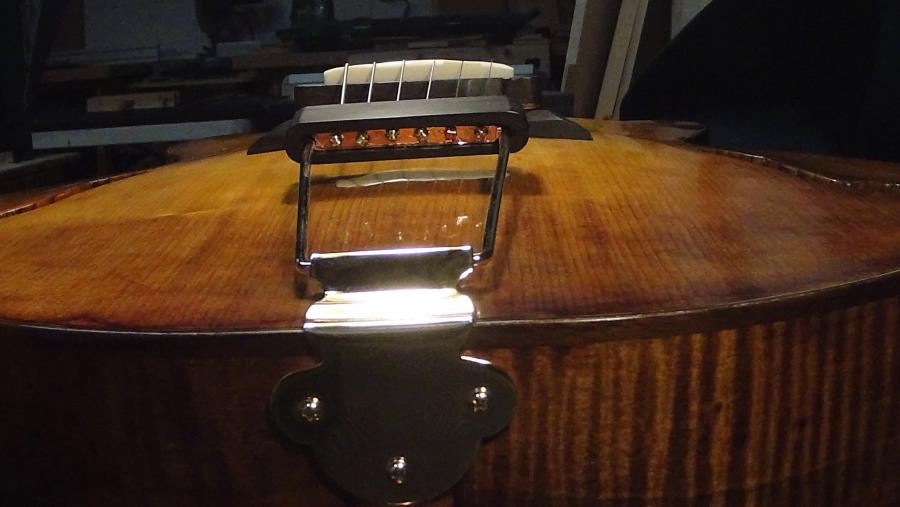Latest Build: Carved Archtop with surface mounted full humbucker-n7-130-tailpiece-string-ground-jpg