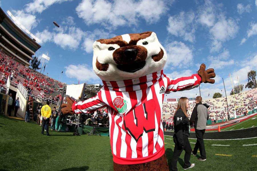 Bucky Pizzarelli and D'Angelico-bucky-badger-jpg
