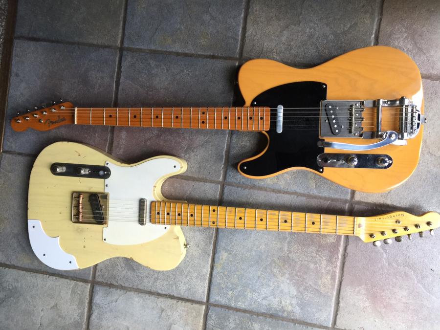 Telecaster Love Thread, No Archtops Allowed-two-teles-jpg