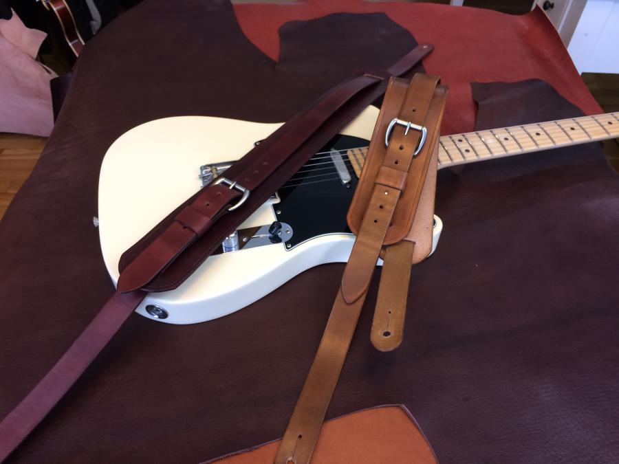 Made Some Leather Guitar Straps-photo-jul-10-6-17-43-pm-jpg