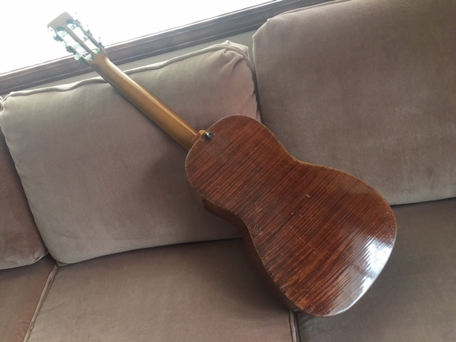1970s K. Yairi GL180 Romantic Period Guitar-git-back-jpg