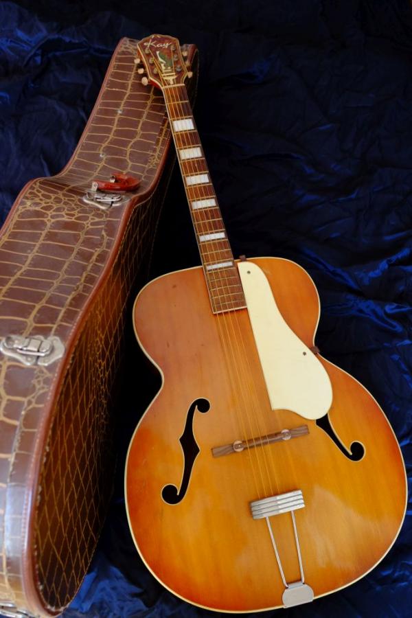 Kay archtop electric guitar deals