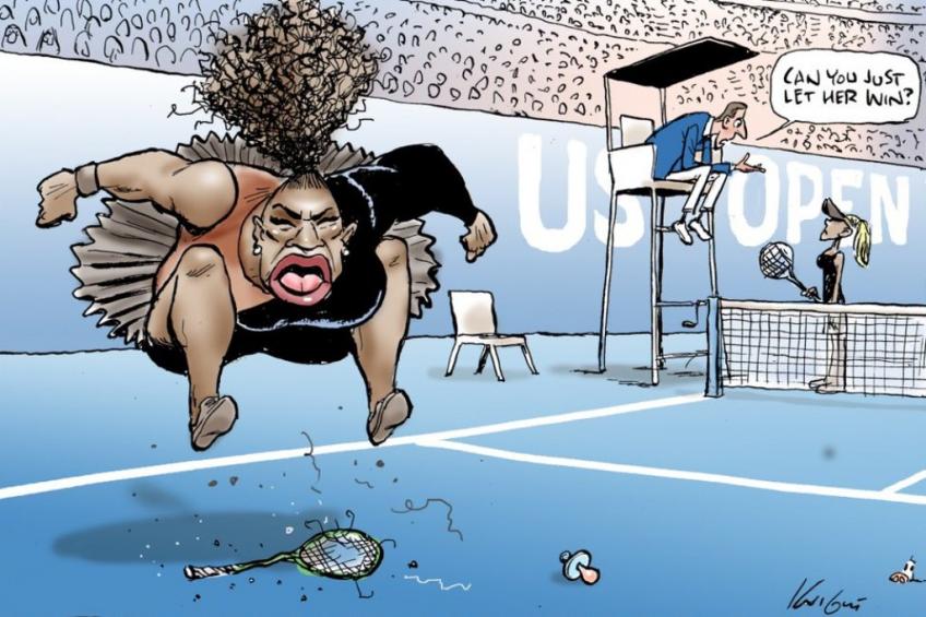 2000s Gibson ES-175 - Where to find a Brazilian Rosewood bridge?-mark-knight-cartoon-about-serena-williams-not-about-race-jpg