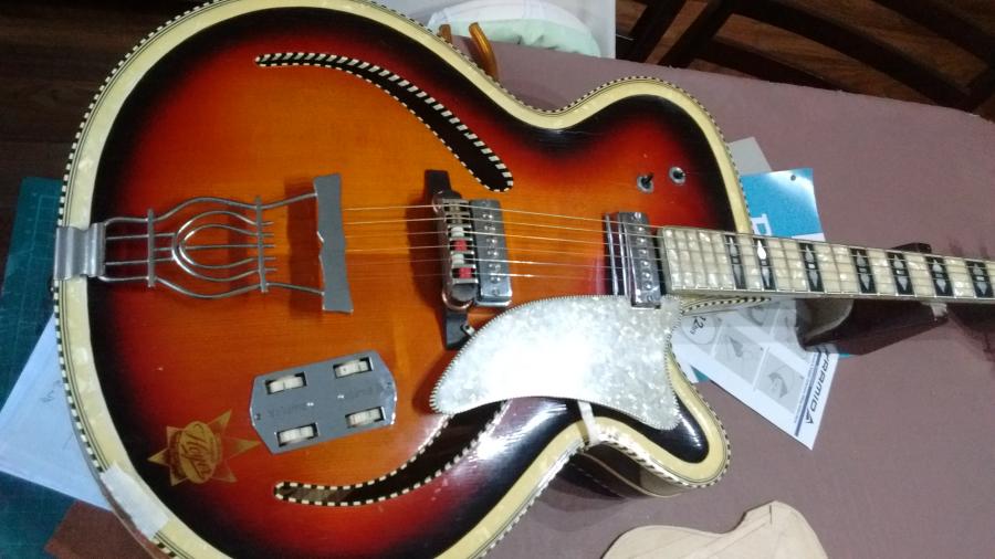 Vintage German Archtops-tailpieceandstrings-jpg