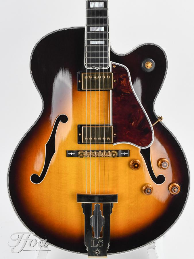 2002 Gibson L5CES-2002-gibson-l5-ces-sunburst-jim-hutchins-signed_9_front-body-jpg
