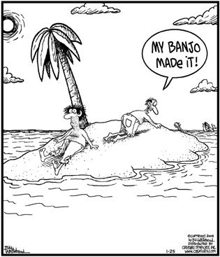 Your Desert Island Guitar and Amp-banjo-joke-jpg