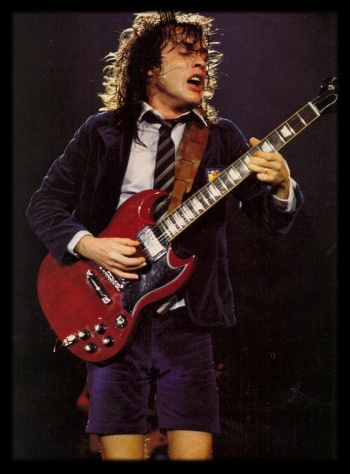 Dual Humbucker Solid Body Guitar Options-angus-young-jpg