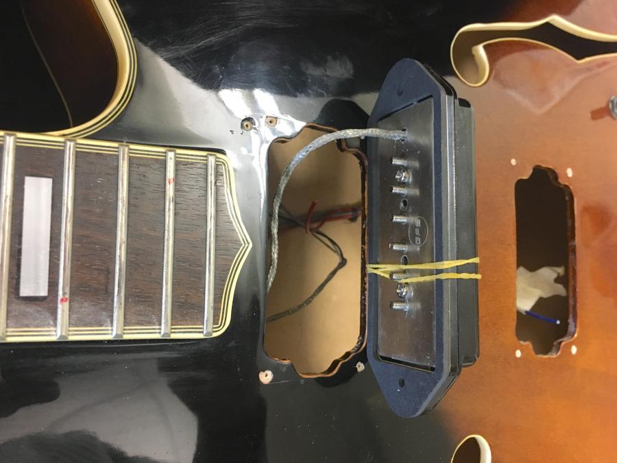 Install P90 Dogear on Gibson ES-175-img_5631-jpg
