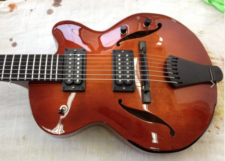&quot;Best&quot; Small Jazz Guitar (Archtop)-victor-baker-model-14-jpg