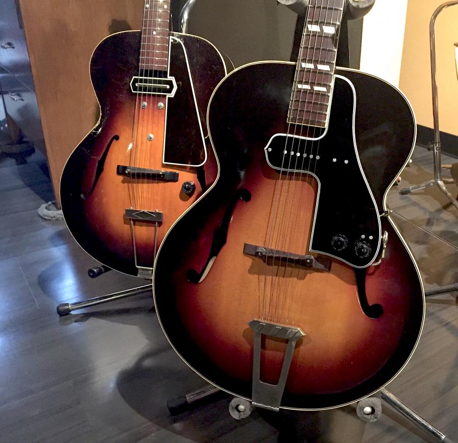 '40s Gibson L-7-two-guitars-jpg