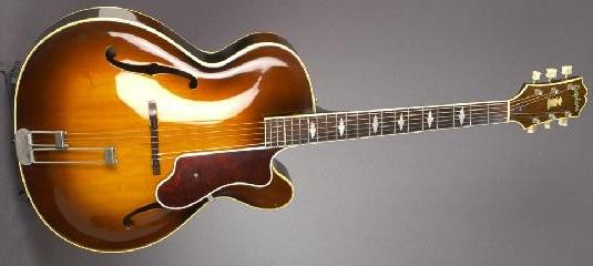 Early 50s Epiphone Deluxe Regent (cutaway) Vs Late 50's Guild Johnny Smith Award-53epitri-jpg