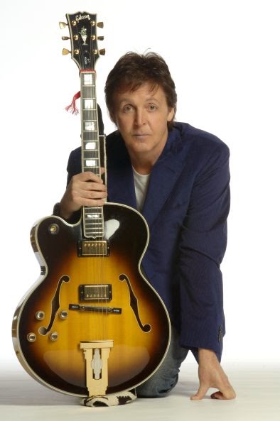 Paul McCartney with his Gibson L-5 CES and George Harrison with his Super 400-paul-mccartney-2-jpg